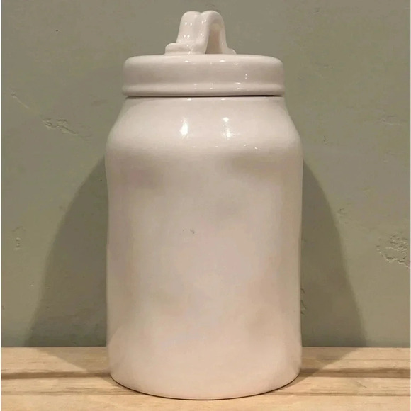 Rae Dunn Ceramic ROLL Canister with lid. Rae Dunn artisans collection. NWTS - Picture 9 of 9